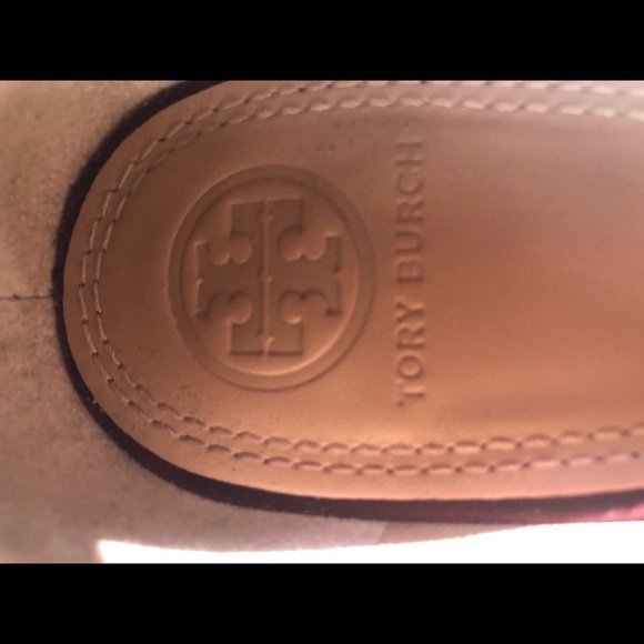 Tory Burch - Tess Loafer, Lancaster Suede, 2 inch Heel, Leather Sole, Size 9 - Picture 6 of 8